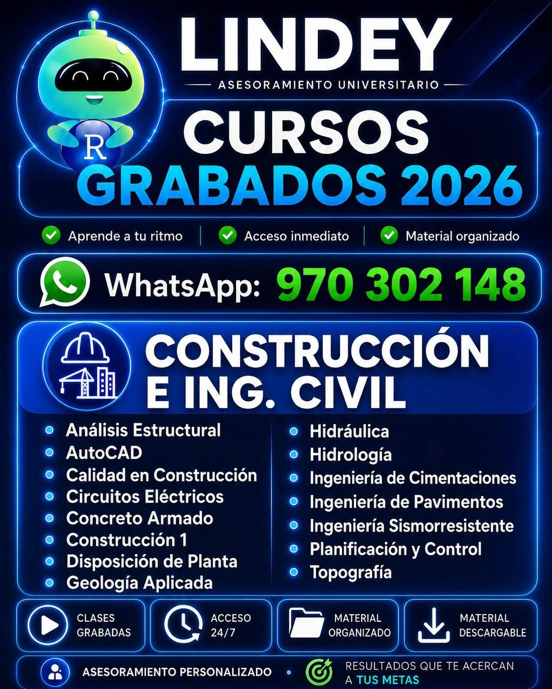 Cursos grabados: Construcción e ingeniería civil