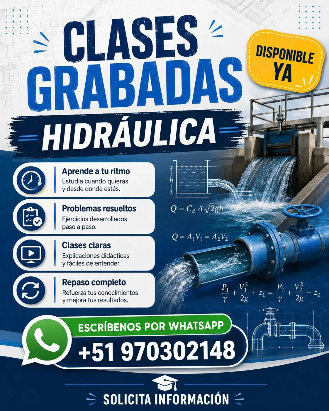 Cursos grabados: Hidráulica