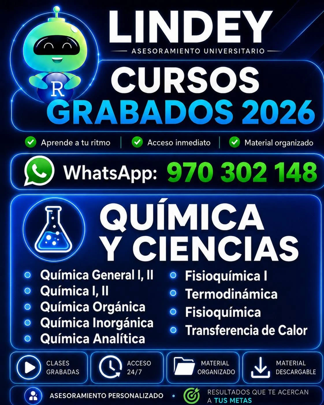 Cursos grabados: Química y ciencias